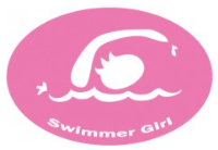 Swimmer Girl Decal (PINK)